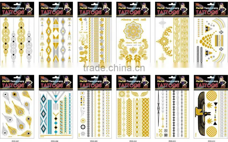Custom temporary nation flag tattoo stickers