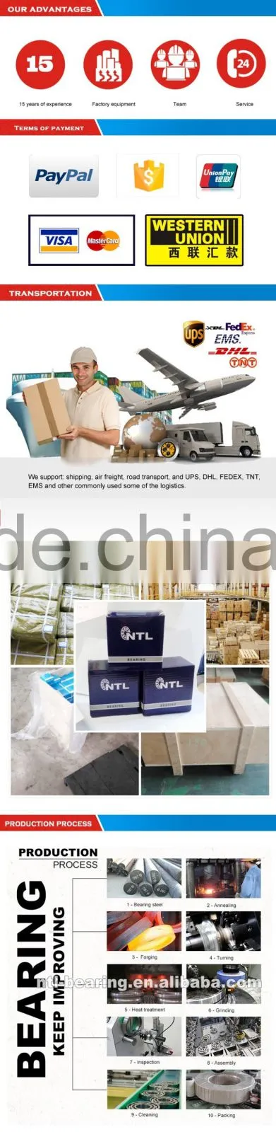 High Speed Cam Follower Yoke Type Track Roller Bearing NUTR30 30*62*29mm