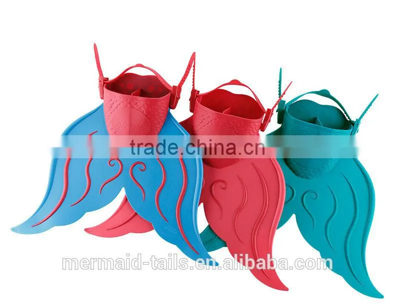 Silicone Material and Child Age Silicone Swimming Flippers
