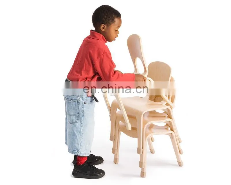 New Design Kindergarten Classroom Furniture Children Table Chair Kids Wooden Chair