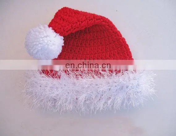 Knitted Christmas Hat Promotion santa claus hat children and adult Father Christmas hat