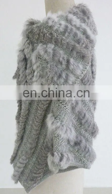 ladies knitted mink fur coat