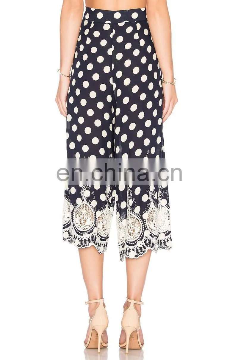 Best selling high waist lace pants