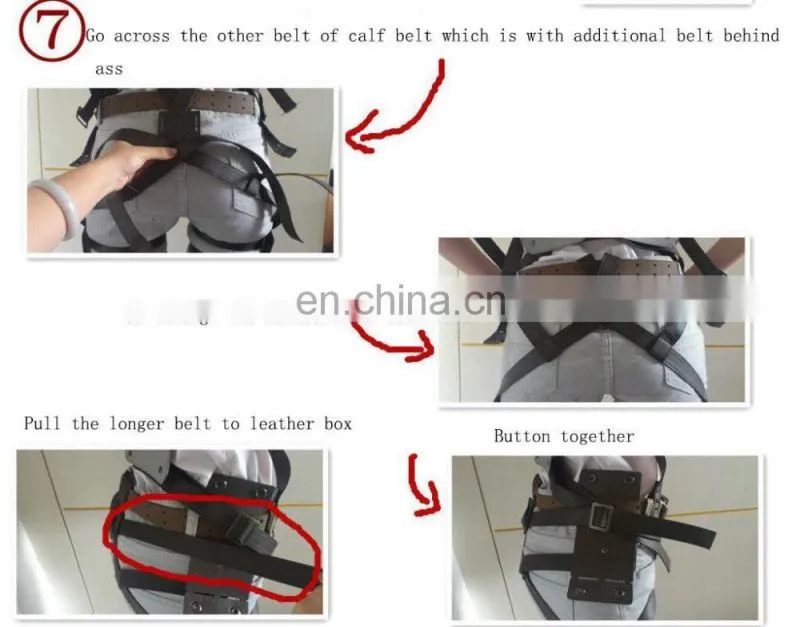 2016 Fashion Anime Cosplay Costume Attack On Titan Shingeki no Kyojin Cosplay Belts