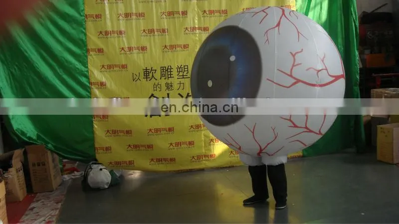 New brand movable inflatable eyeballs for advertisement