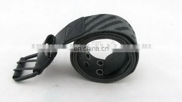 Fashion Canvas Belt With Leather For Men Mens Leather Jeans Belt