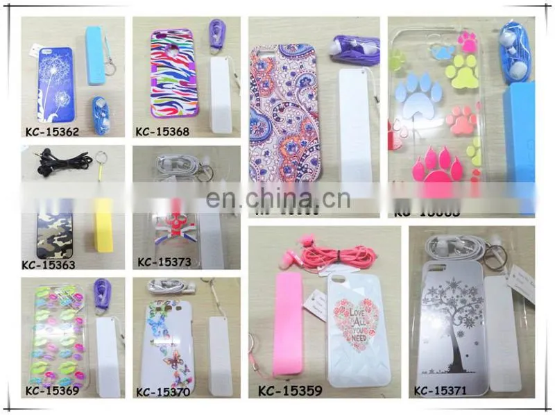 Phone case with power bank set for 2014 with love design