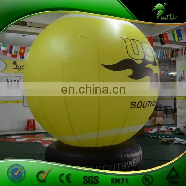 Outdoor Giant Inflatable Advertising Display Balloon with Base Inflatables LOGO Waterproof 3 D Led Lighting Ball