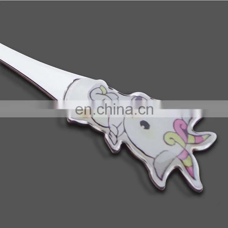 High quality baby bulk mini metal spoon
