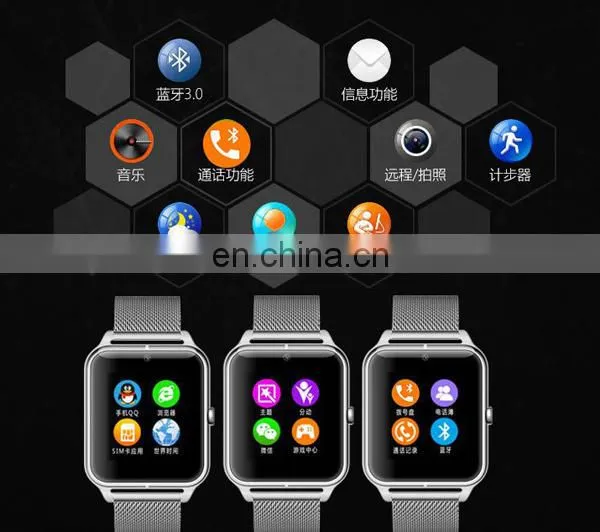 2018 Popular multi functional watch phone led watch android smart watch