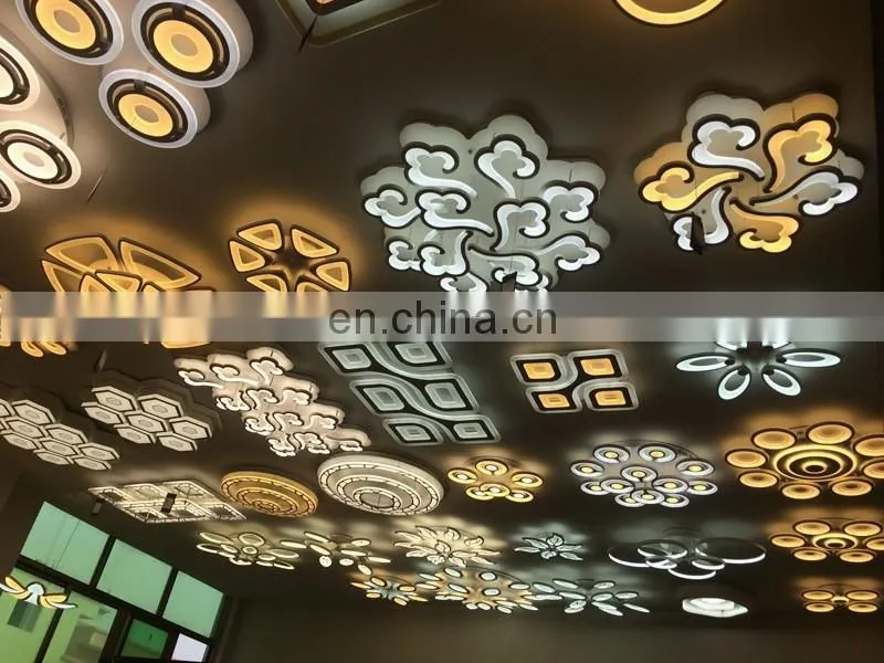 modern dimmable by remote control led acrylic ceiling lights for drawing room