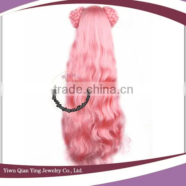 long pink curly beauty Code Geass Euphemia li Britannia Cosplay Wig
