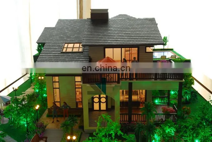Architecture 3d rendering & visualization model for interior house plan layout