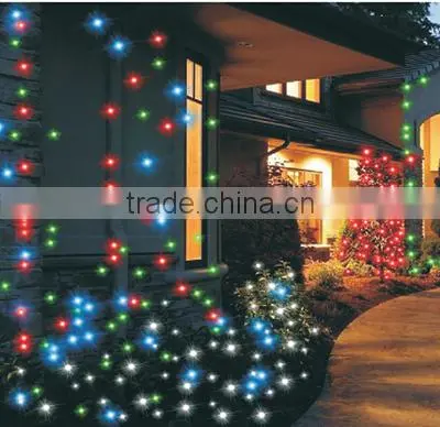 12m 100 bulbs LED string light for Christmas holiday decoration with solar power