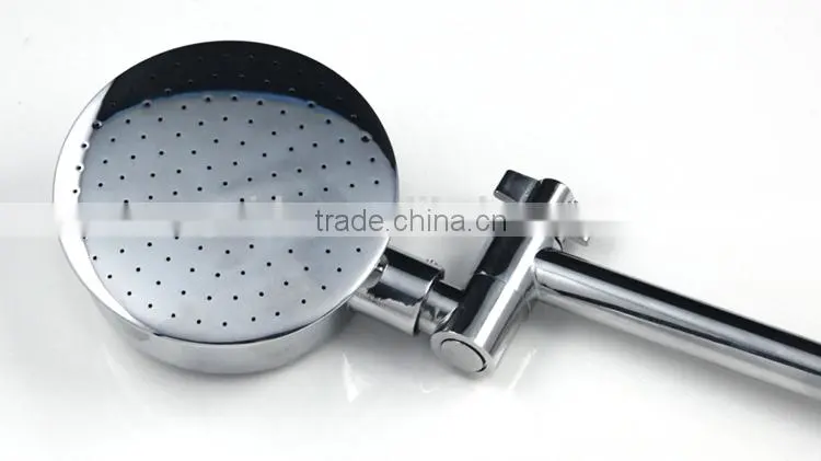 ALL DIRECTIONAL SHOWER HEAD CHROME PLATED WITH ARM COMPLETE READY TO INSTALL