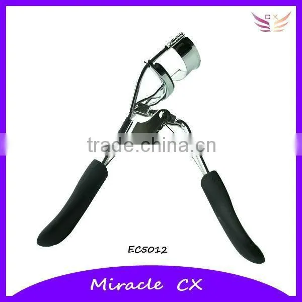 Plastic handle electroplating eyelash curler