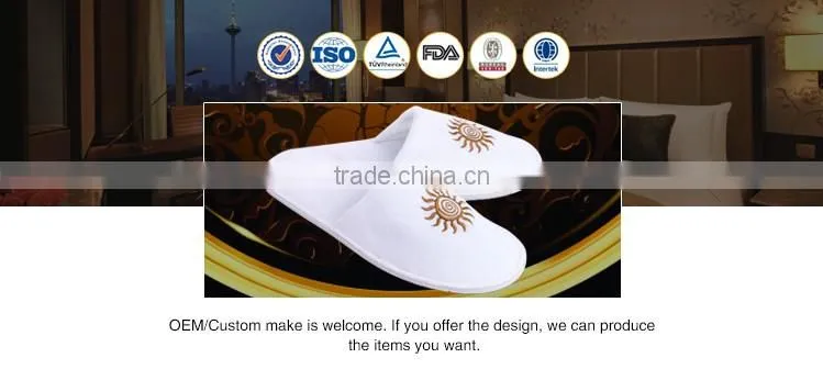 disposable spa mens cheap slipper leather