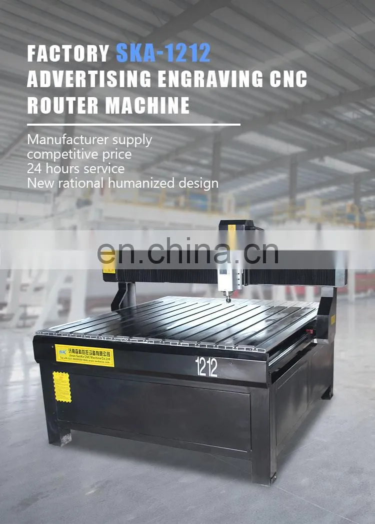 SENKE Hot Sale 3 Axis SKA-1212 MINI CNC Router Wood MDF PVC Aluminum Mould Engraving Machine