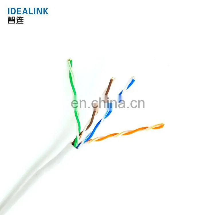 Wholesale oem service cat5e utp 4pr 24awg network cable CCA cat 5 cable made in China