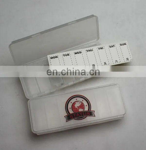 Wholesale Custom Cheap Medication Plastic Pill Case Weekly Medicine Boxes