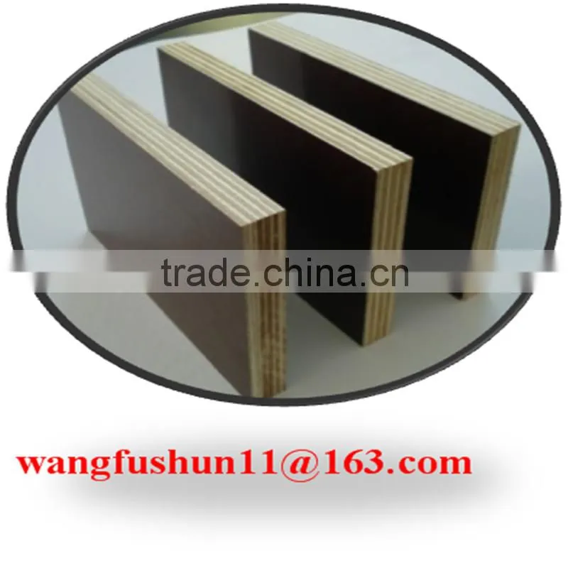 phenolic poplar core film faced plywood 2 times pressed film faced plywood for Qatar