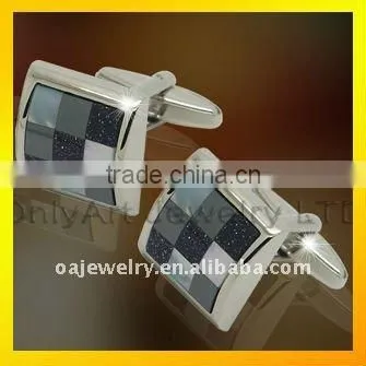 low price golden novelty music note cufflinks