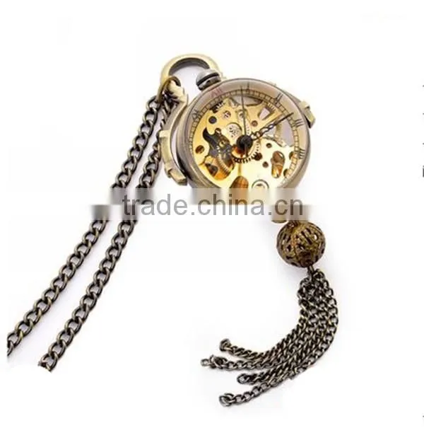 Classic vintage mechanical pocket watch ladies pocket watch