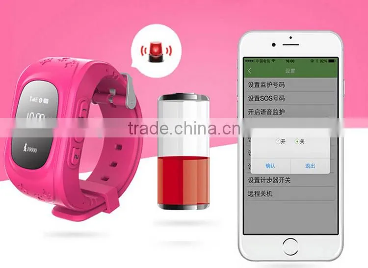 Eletronic Gift Safe Keeping SOS GPS Tracking Bracelet For Kid