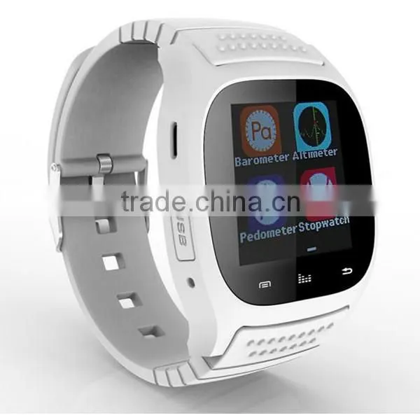 2016 wholesale golden supplier in alibaba cheap touch screen watch phone smartwatch m26