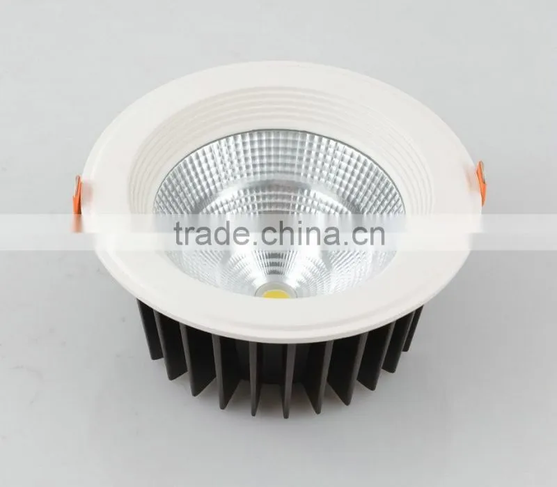 Mounted hole 95mm round up and down cob led downlight led recessed mounted down light dimmable led downlight CE/ROHS 10w