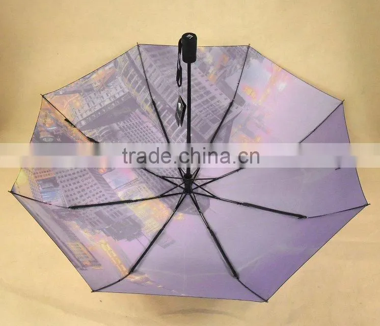 3 folding umbrella and automatic open and close