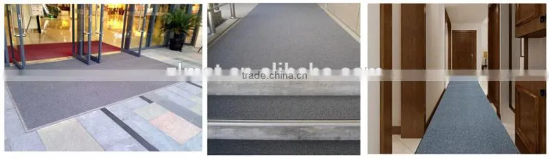 Trade Assurance Single color pvc material anti slip foot mat