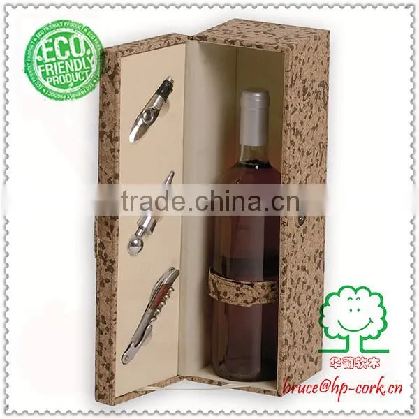 nature cork box for red wine