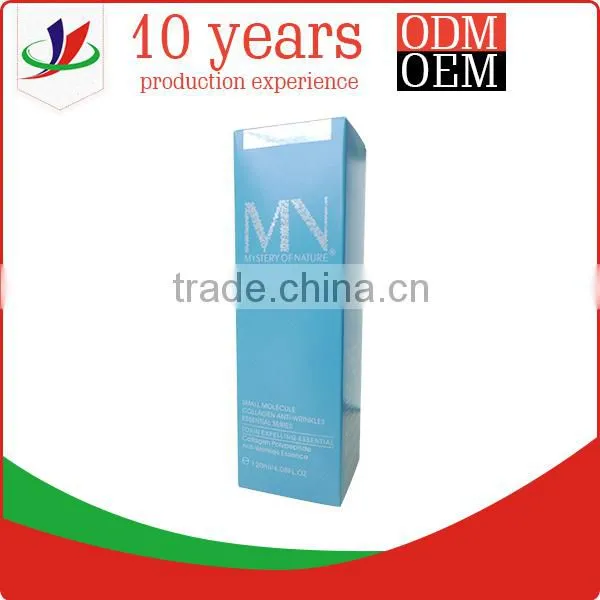 High quality face cream packaging box