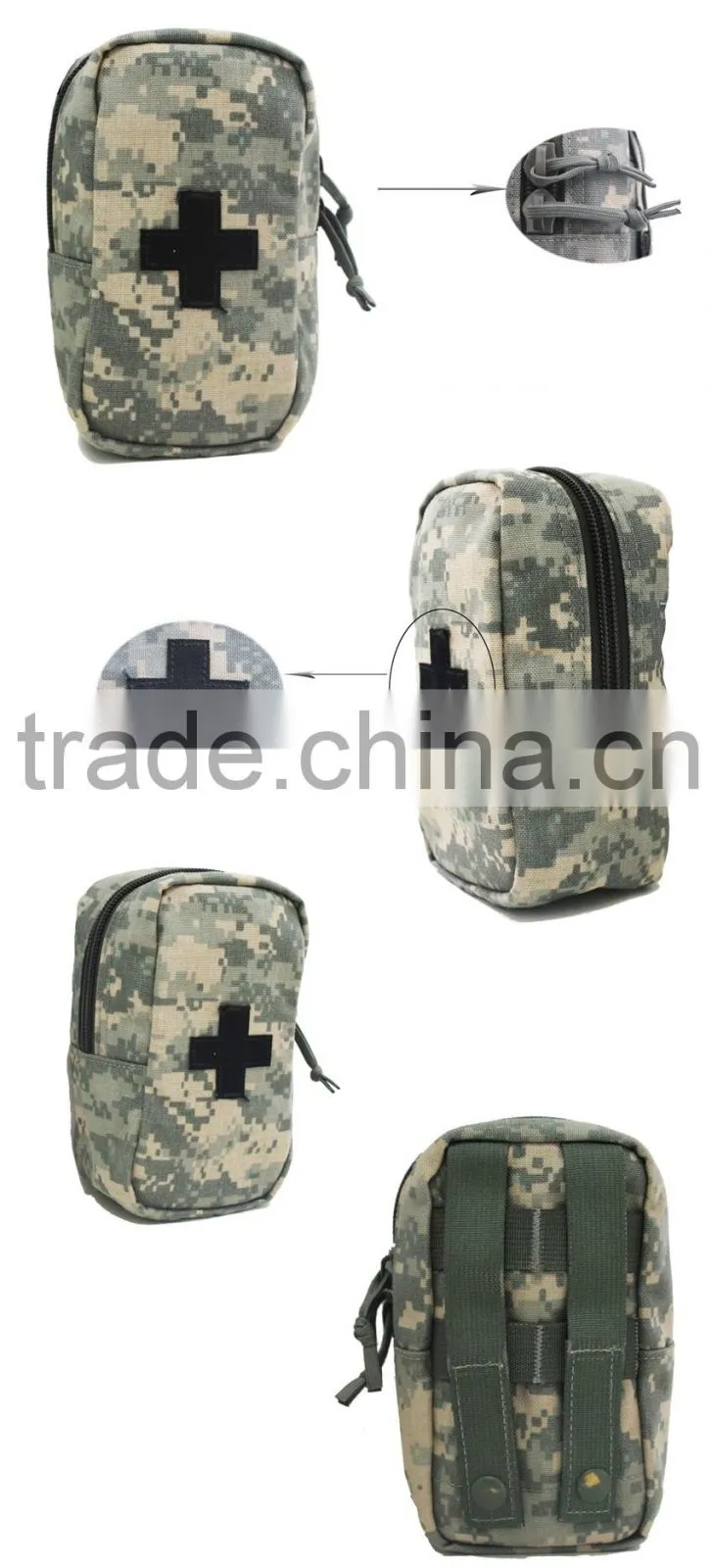 High corrosion resistant Nylon Army military medical bag