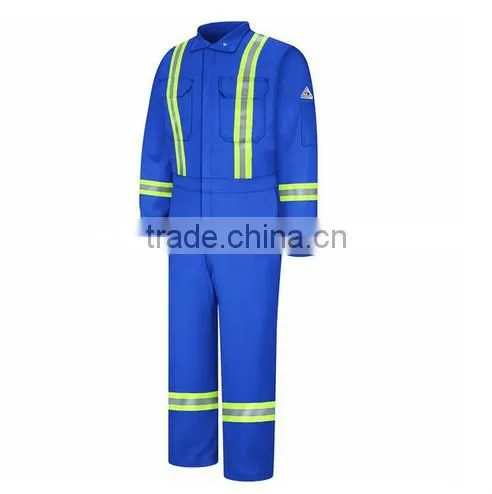 Blue safety reflective jacket