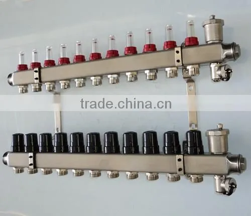 Hight quality floor heating system Stainless Steel Manifold