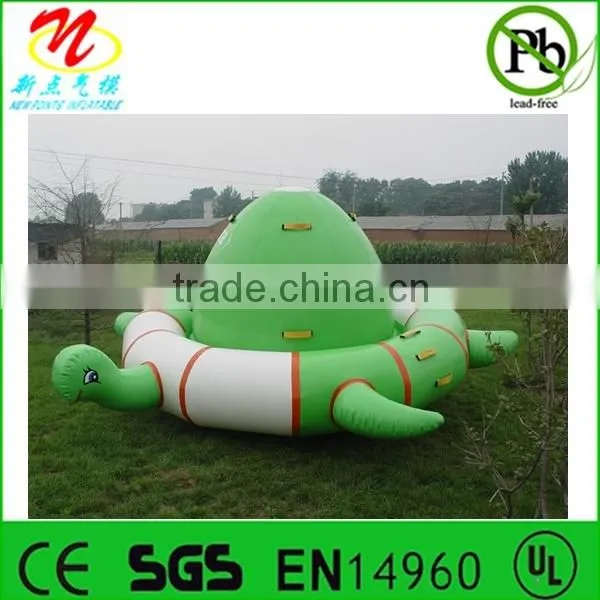 Inflatable Saturn rocker rotate fun inflatable water spinner