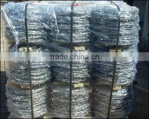 galvanized steel barbed wire