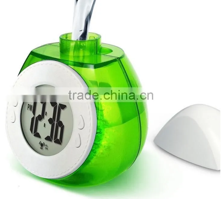 Promotional Latest Technology Smart Water Power Clocks Alarm Magical Clock Digital Display Clocks