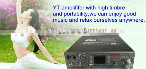 Pa system mixer best price amplifier YT-K36 with USB/TF/Karaoke