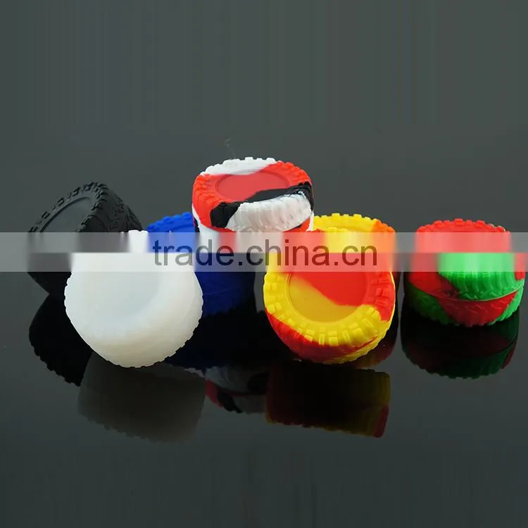 2015 best quality silicone weed jar wax/oil containers fashion wax jar from RHS