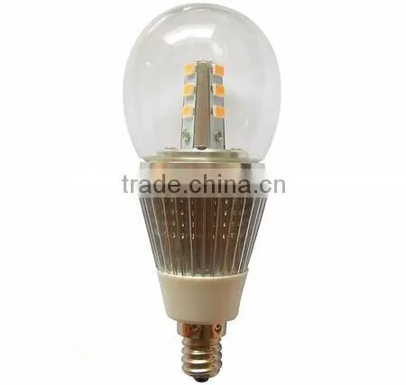 Modern e17 e27 e14 b15 led round bulb light cool white, led smd candle light bulb