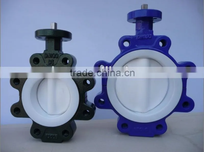 FULL PTFE LINED BUTTERFLY VALVE
