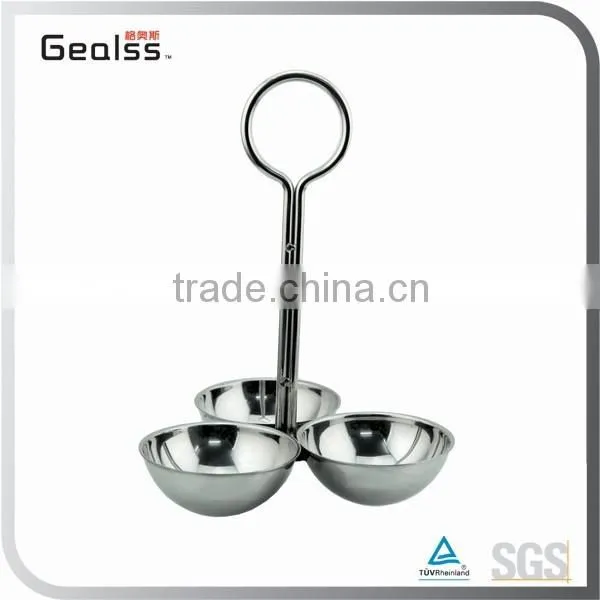 Advanced High Quality Stainless Steel Spice Jars With Cruet Stand
