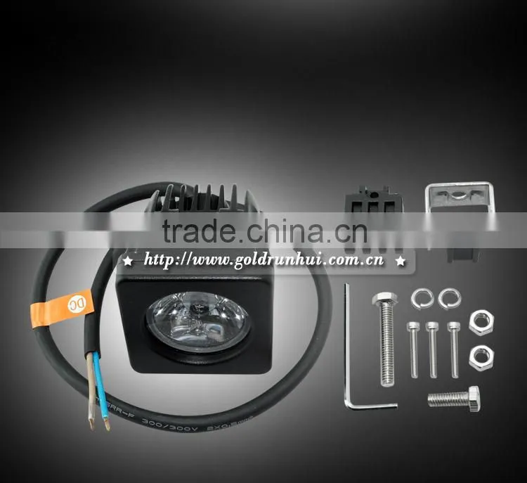 GoldRunhui RH-L0443 2inch truck Led driving light 10W Led Truck Off Road Light 10w