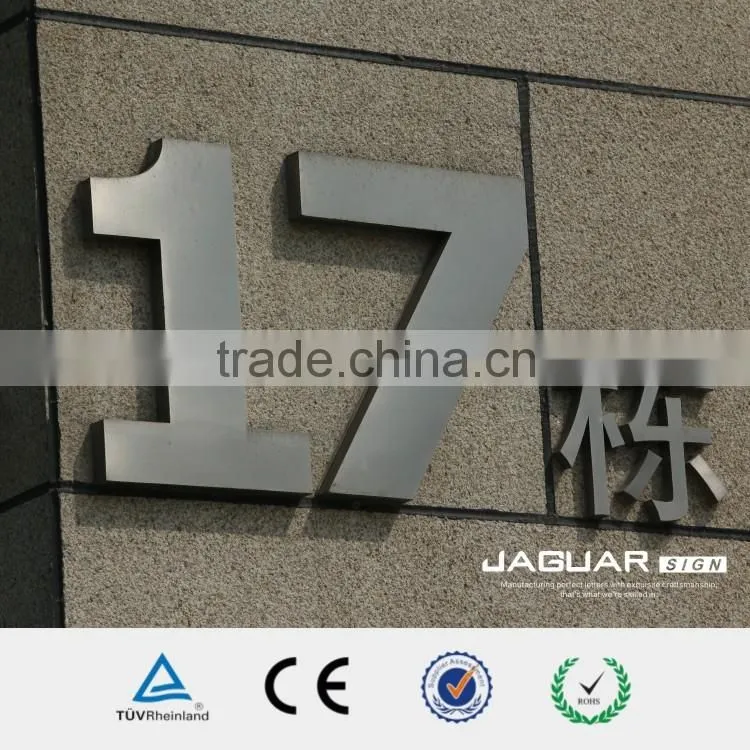 floor decorative metal numbering metal alphabet letters