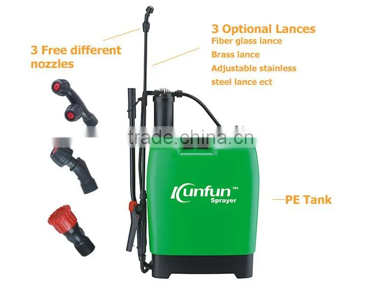 China factory supplier high quality agricultural Automatic farm hand back spray sprayer machine for running track