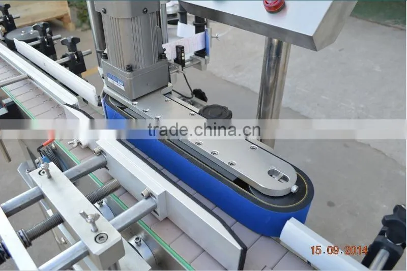 Shanghai VFFS Machine round bottle labeller with printer 086-18516303933