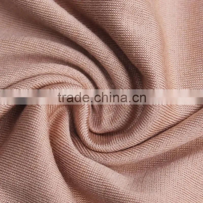 silk cotton knitted shirt fabric textile